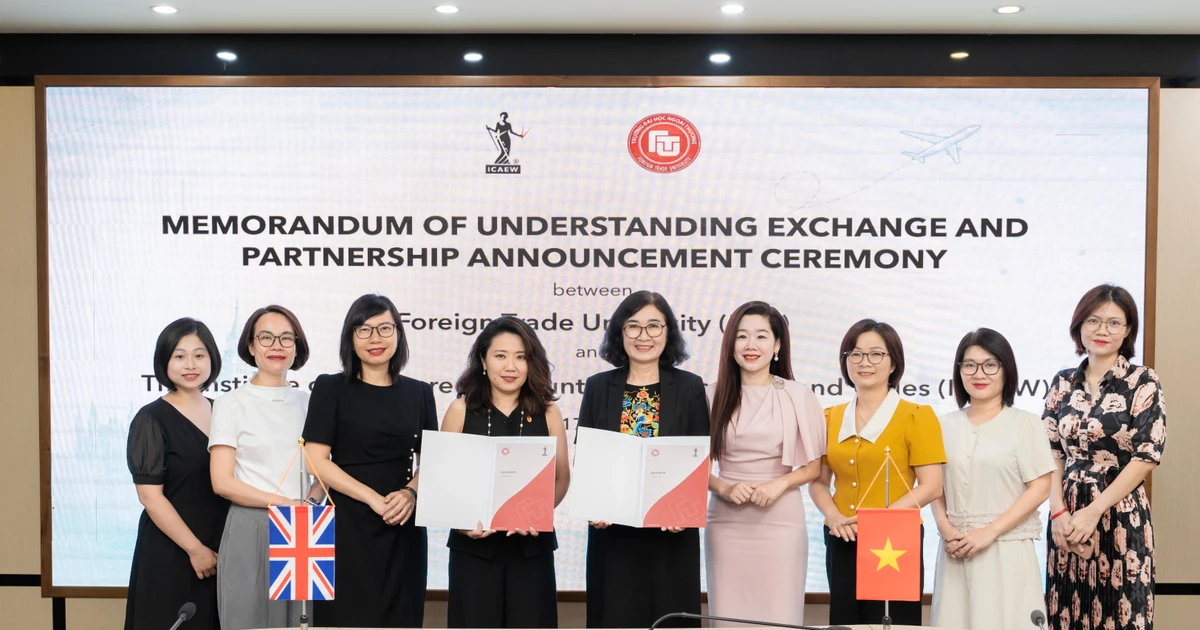 ICAEW và Trường Đại học Ngoại thương hợp tác đào tạo chương trình Cử nhân Kiểm toán tích hợp Công nghệ