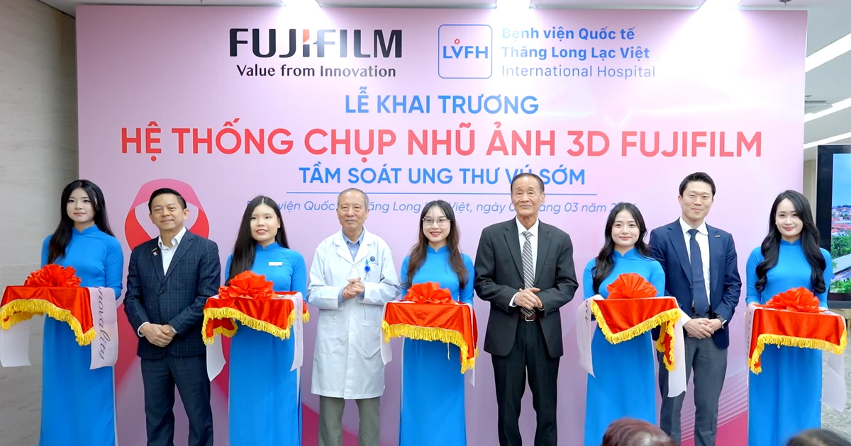 Khai trương hệ thống chụp nhũ ảnh 3D tại Bệnh viện Quốc tế Thăng Long Lạc Việt