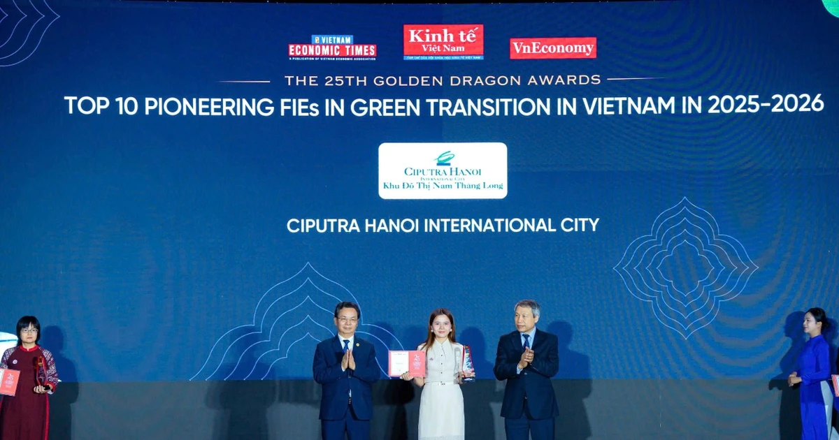 Ciputra Hanoi: 17 năm vững vàng thương hiệu FDI tiên phong tại Giải thưởng Rồng Vàng