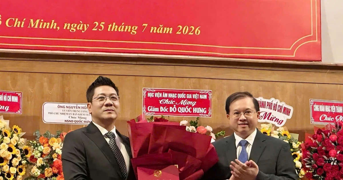 NSND Đỗ Quốc Hưng được bổ nhiệm làm Giám đốc Nhạc viện Thành phố Hồ Chí Minh