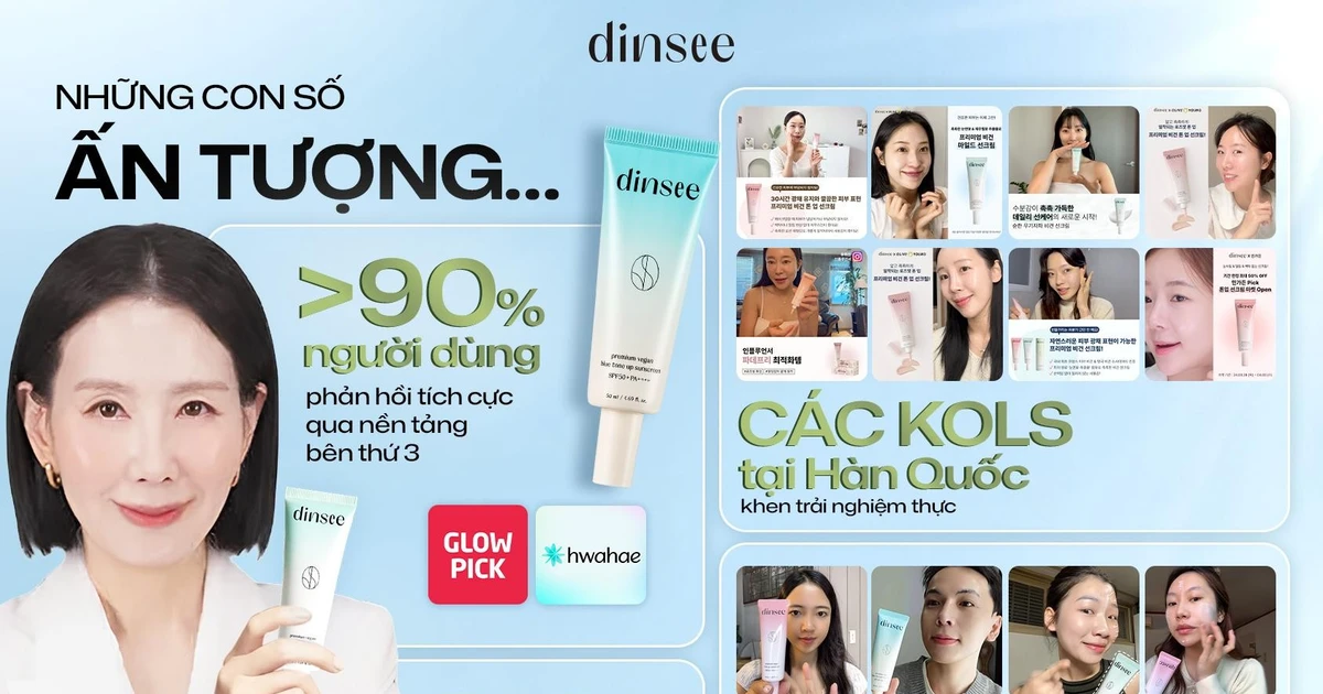 Loại kem chống nắng thuần chay Dinsee nào khiến hội chị em Việt tại Hàn 'đổ xô săn lùng'?