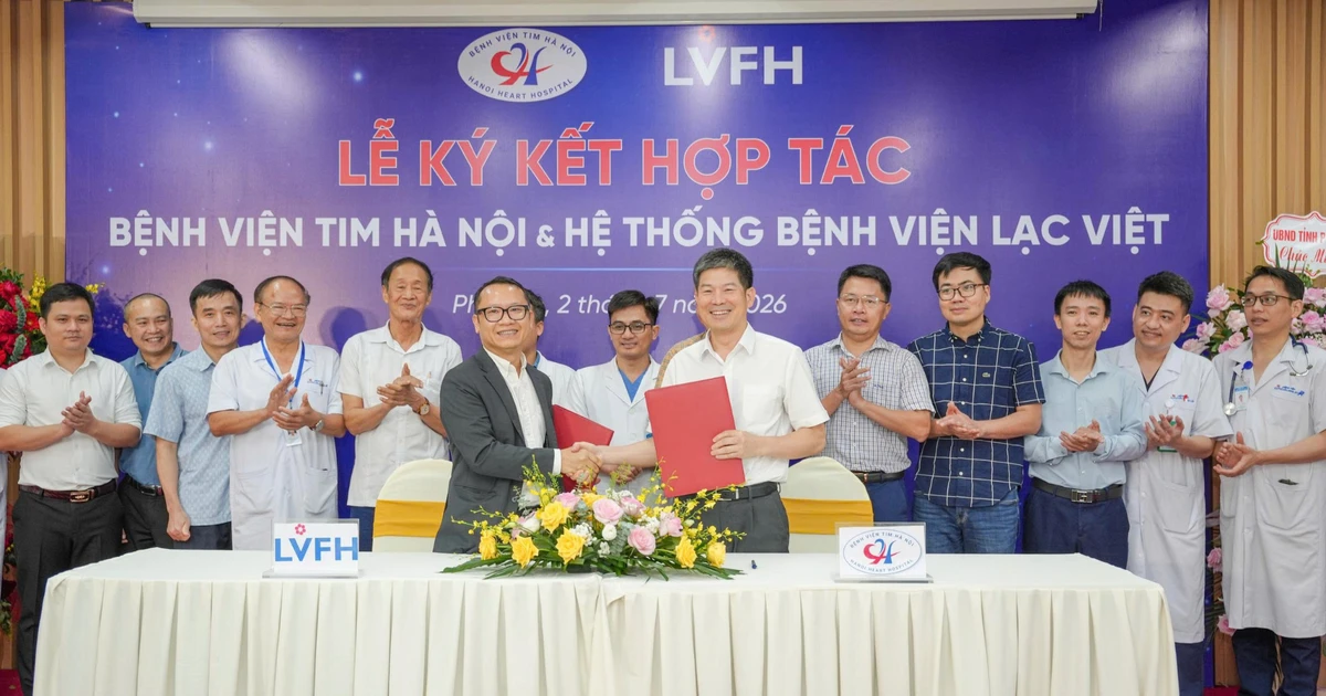 Hệ thống Bệnh viện Lạc Việt và Bệnh viện Tim Hà Nội hợp tác nâng cao chất lượng điều trị tim mạch