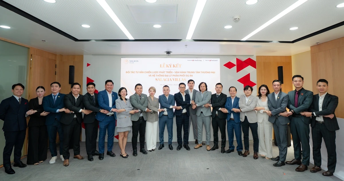 VinaLiving ký kết hợp tác phát triển TTTM và 10 đại lý phân phối Salacia Villas