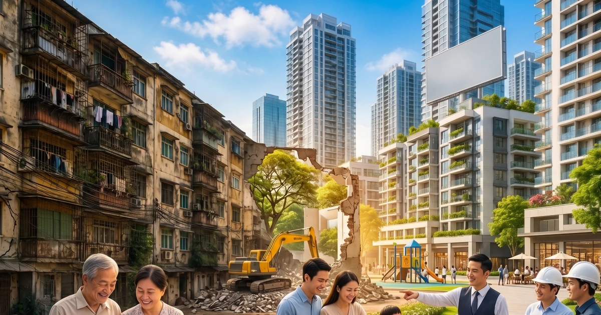 Cải tạo chung cư cũ khu vực lõi: Khi lợi ích an dân được đặt lên hàng đầu