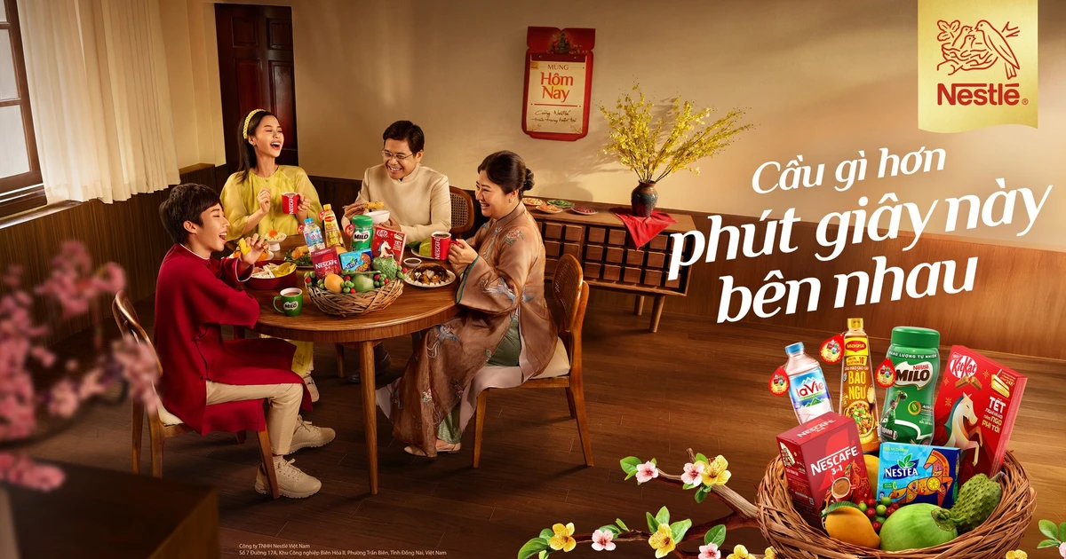 Nestlé Việt Nam lan tỏa thông điệp "Trân quý từng khoảnh khắc sum vầy" trong dịp Tết 2026