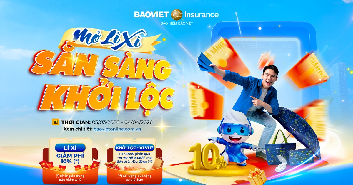 Mở lì xì bảo vệ - đón lộc an tâm cả năm cùng Bảo hiểm Bảo Việt