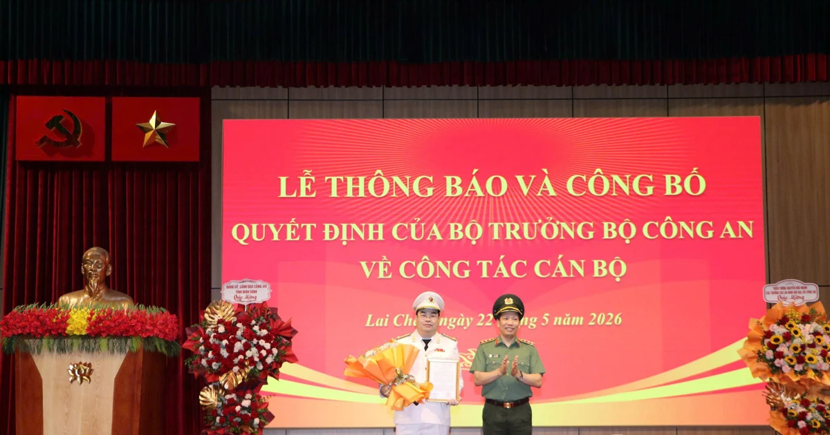 Lai Châu có tân Giám đốc Công an tỉnh