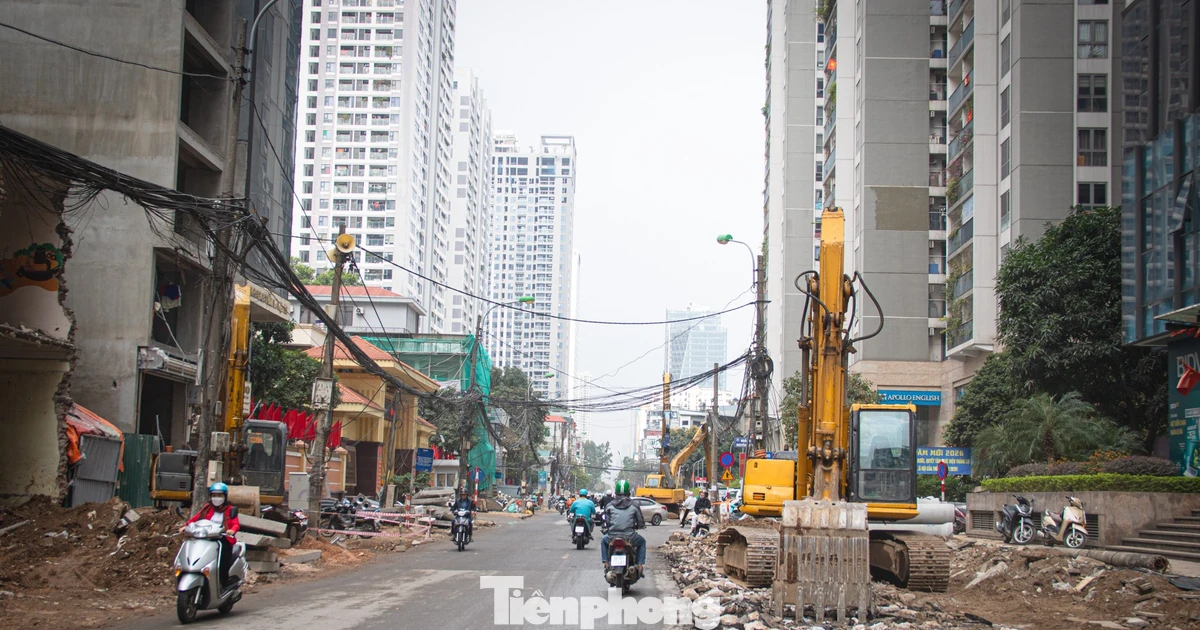 Dự án mở rộng đường Nguyễn Tuân vẫn còn vướng mắc về mặt bằng