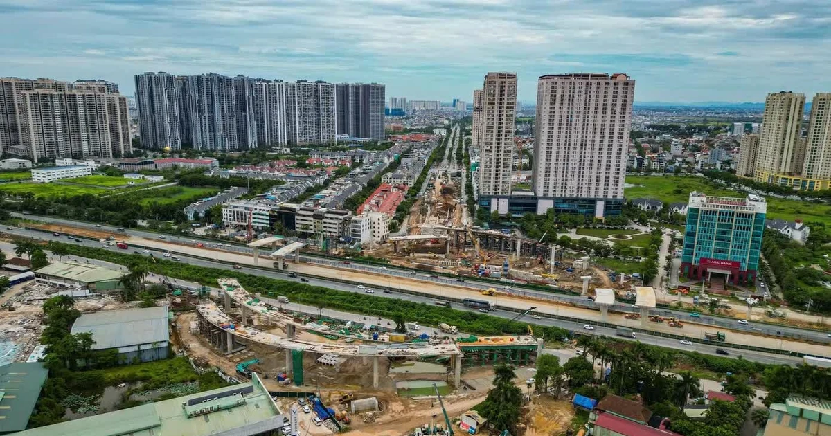 Hà Nội phân luồng đường gom Hoàng Tùng trong 2 tháng thi công nút giao Vành đai 3,5