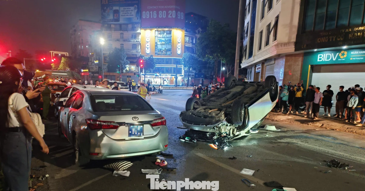Hà Nội: Khởi tố tài xế Lexus gây tai nạn liên hoàn trên đường Trung Kính