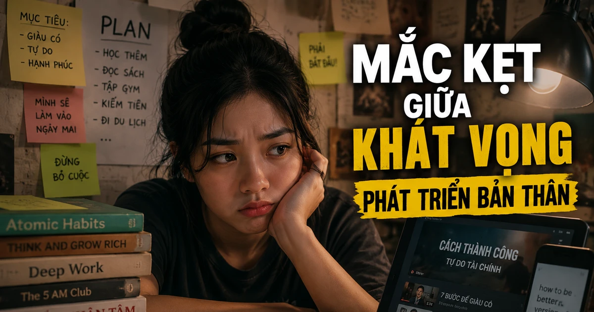 Mắc kẹt giữa khát vọng phát triển bản thân