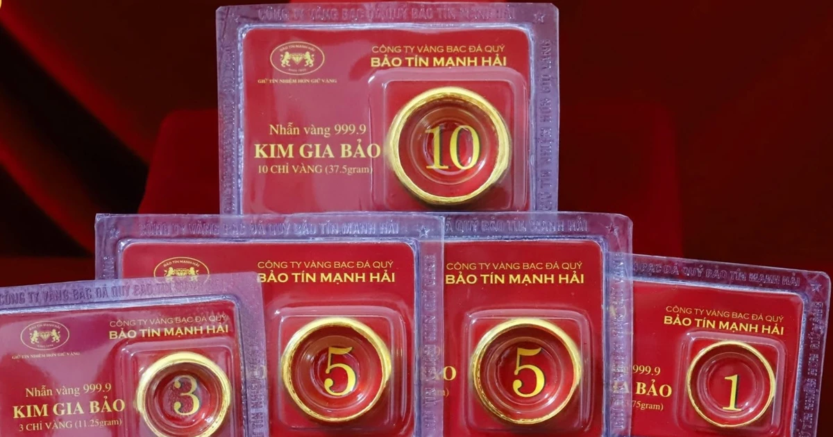 Giá vàng hôm nay (9/8): Bảo Tín Mạnh Hải, Mi Hồng niêm yết khác lạ