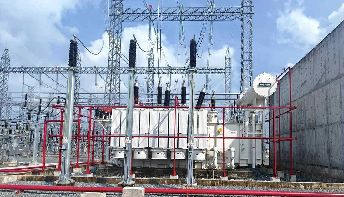 Đóng điện thành công máy biến áp 220kV - 250MVA tại Trạm biến áp 500kV Đức Hòa