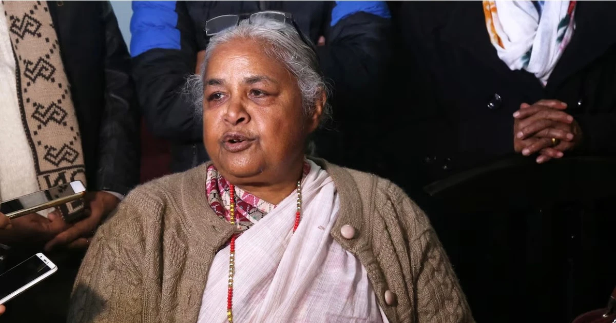 Người phụ nữ 73 tuổi nổi lên giữa làn sóng bạo loạn Nepal