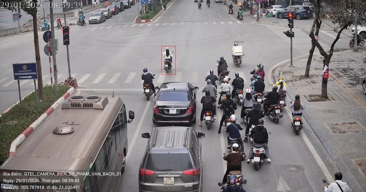 Danh sách xe bị phạt nguội qua camera AI tại Hà Nội tuần qua