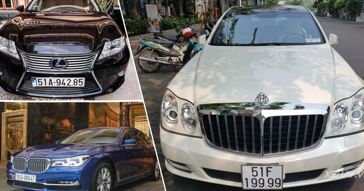 Cận cảnh 3 xe sang của bà Trương Mỹ Lan sẽ được đấu giá