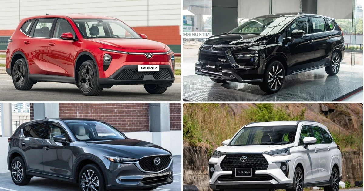 Top 10 ô tô bán chạy nhất tháng 4: Nhiều xe 7 chỗ hút khách