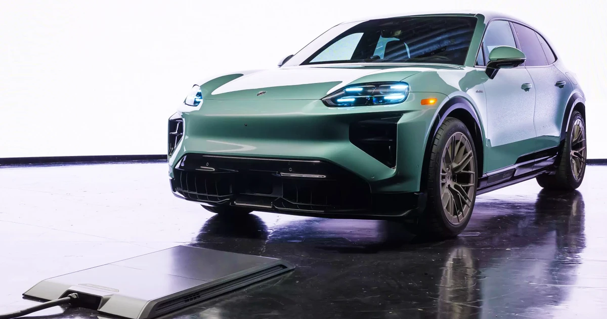 Bộ sạc không dây cho xe điện Porsche có giá bao nhiêu?