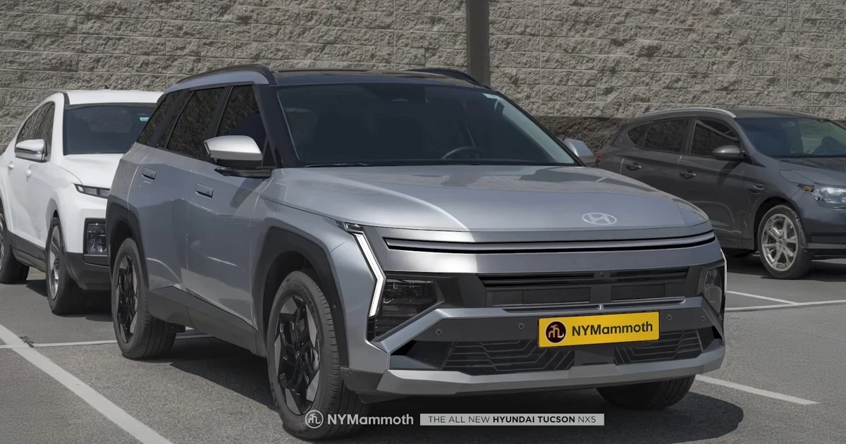 Hyundai Tucson đời mới lộ rõ hình hài