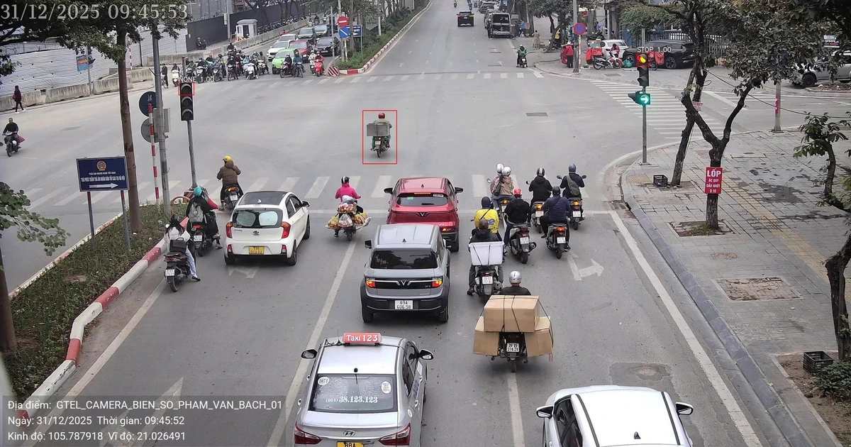 Camera AI phát hiện hơn 100 vi phạm giao thông ngày đầu năm 2026
