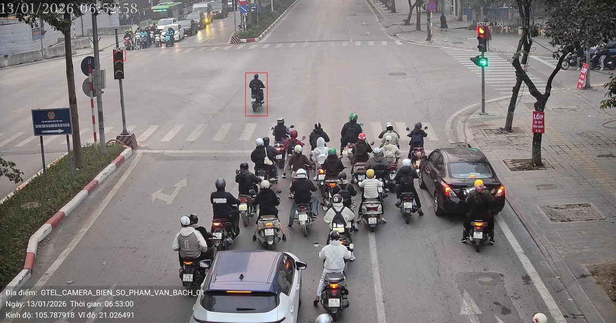 Danh sách xe bị phạt nguội qua camera AI tại Hà Nội tuần qua