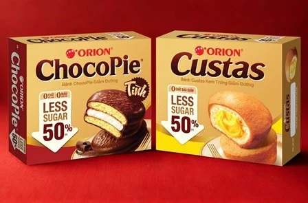 Orion ra mắt dòng sản phẩm “Less sugar - giảm đường” giữ tròn vị ngon