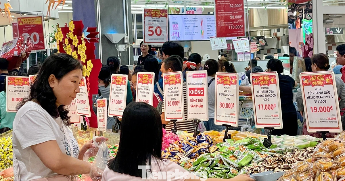 Giá cả ‘leo thang’ theo Tết