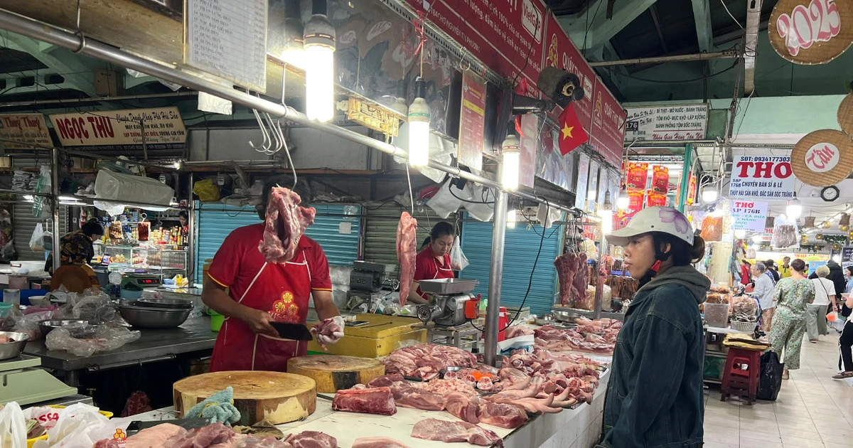 Thịt heo ‘leo thang’ cận Tết