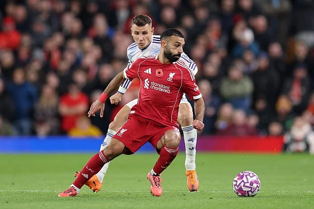 Salah không hài lòng với phong độ dù chạm mốc 250 bàn cho Liverpool