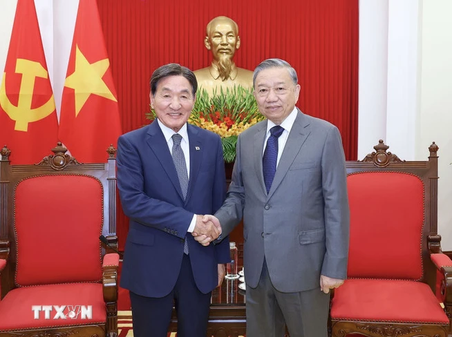 Tổng Bí thư Tô Lâm tiếp Đặc phái viên của Tổng thống Hàn Quốc