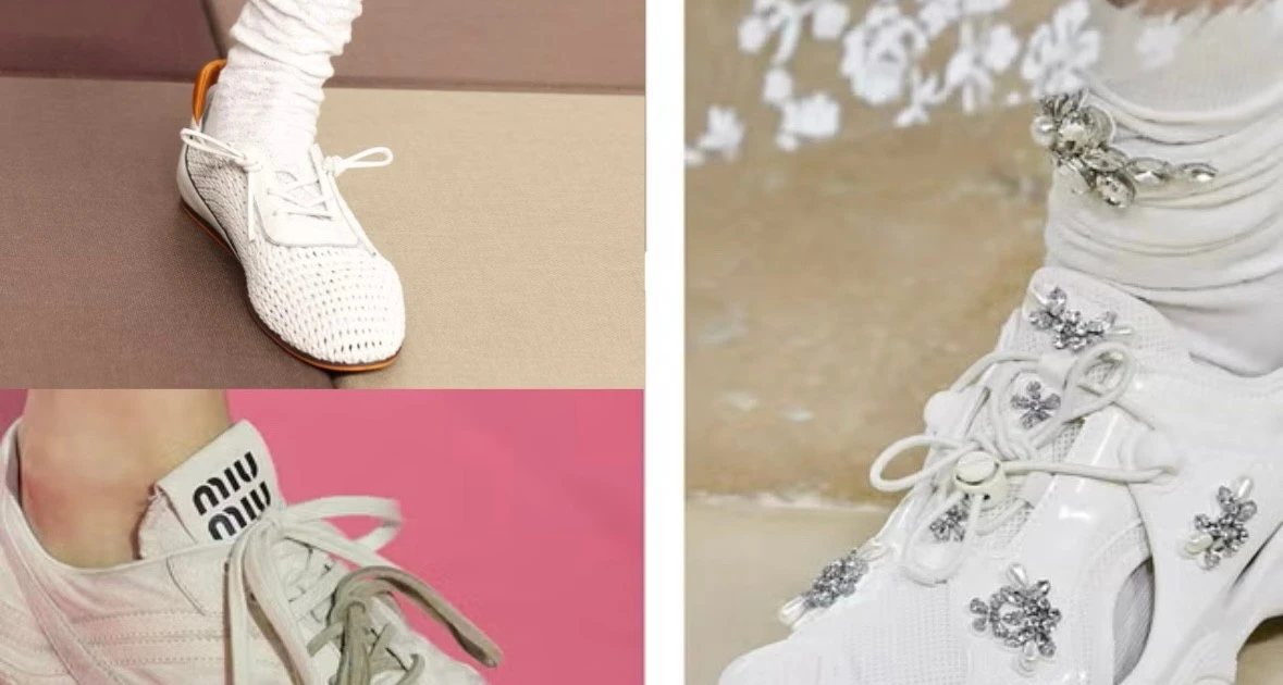 Xu hướng giày sneaker trắng chứng minh món đồ kinh điển này không hề nhàm chán