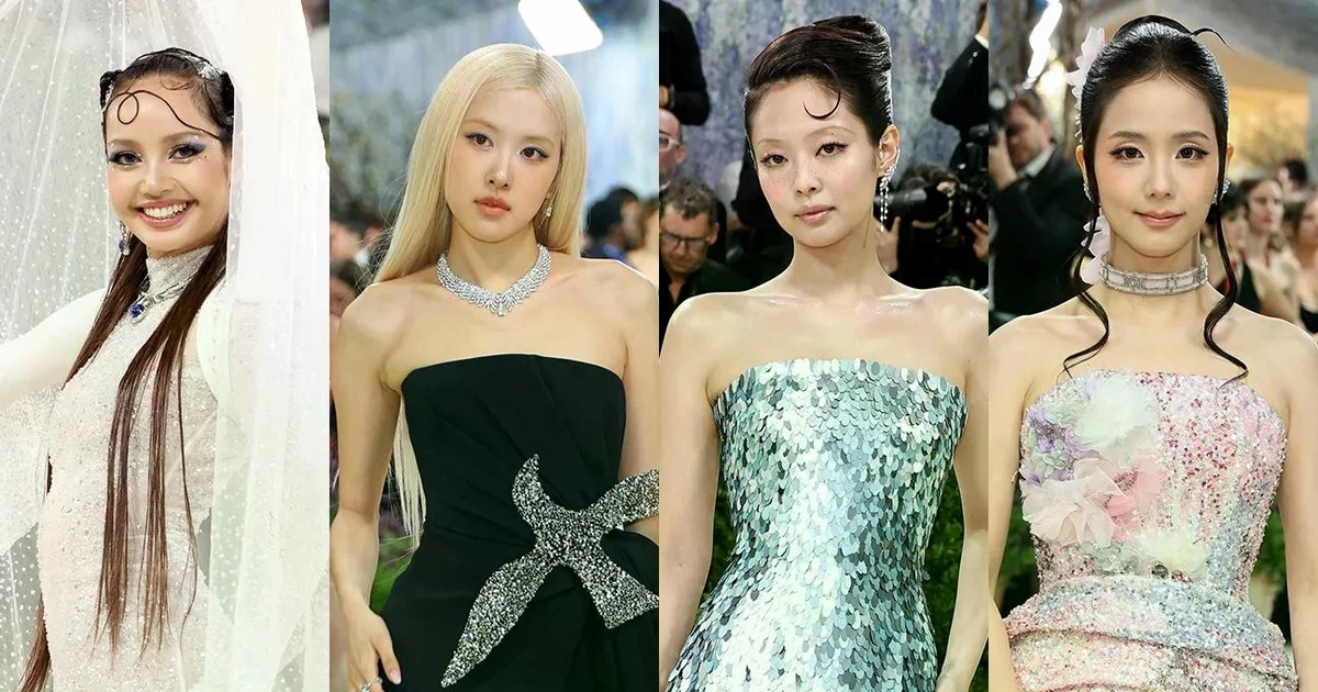 Soi phong cách trang điểm của BLACKPINK tại Met Gala 2026: Ai ấn tượng nhất?