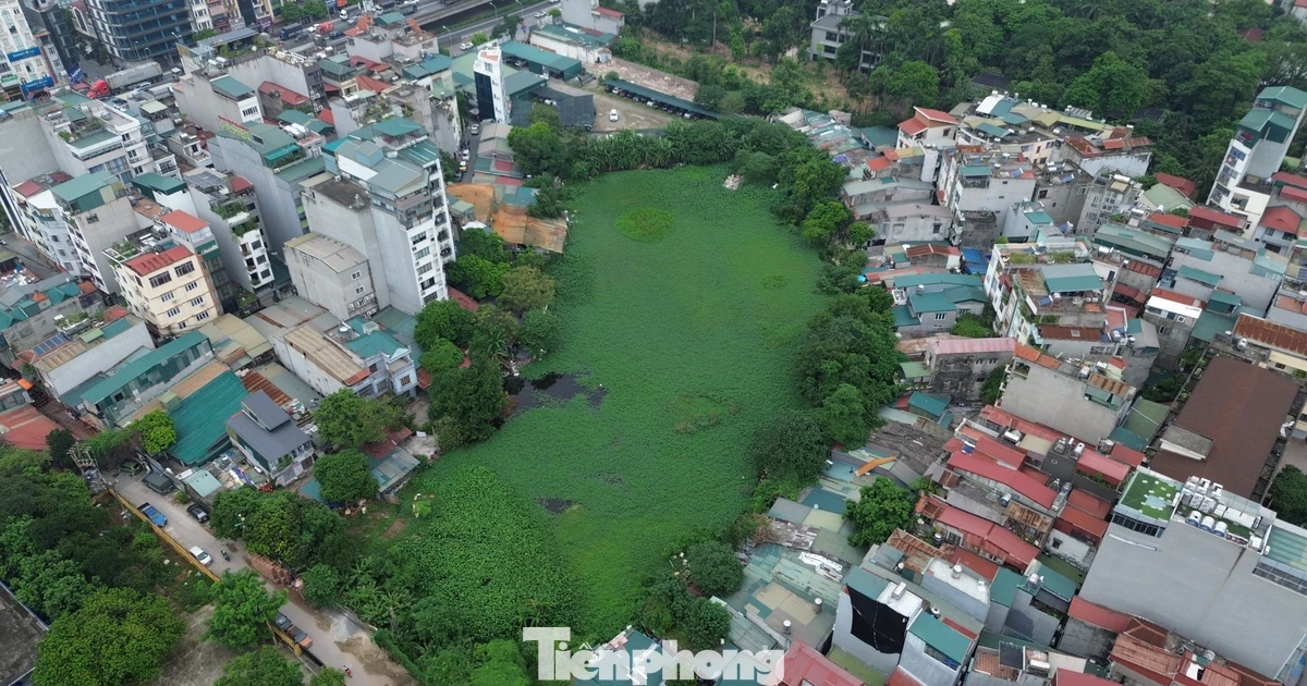 Hà Nội: Vướng mặt bằng, dự án cải tạo hạ tầng kỹ thuật hồ Rẻ Quạt "án binh bất động" nhiều năm