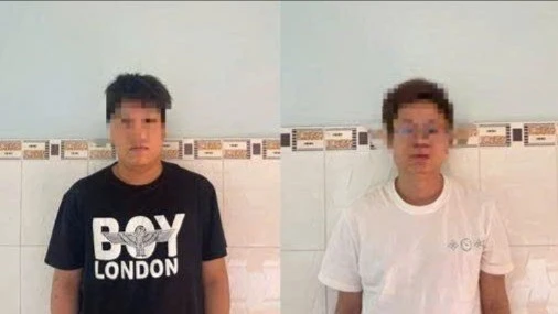 Hai người Trung Quốc theo tàu cá nhập cảnh trái phép vào Vĩnh Long