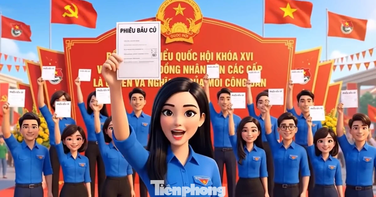 Video AI sinh động của tuổi trẻ Đà Nẵng tuyên truyền bầu cử