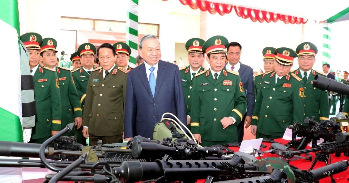 Tổng Bí thư, Chủ tịch nước Tô Lâm thăm và làm việc tại Quân khu 5