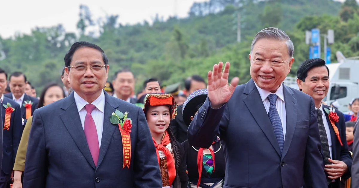 Tổng Bí thư Tô Lâm: Trường nội trú biên giới phải là 'nơi gieo con chữ, ươm mầm ước mơ'