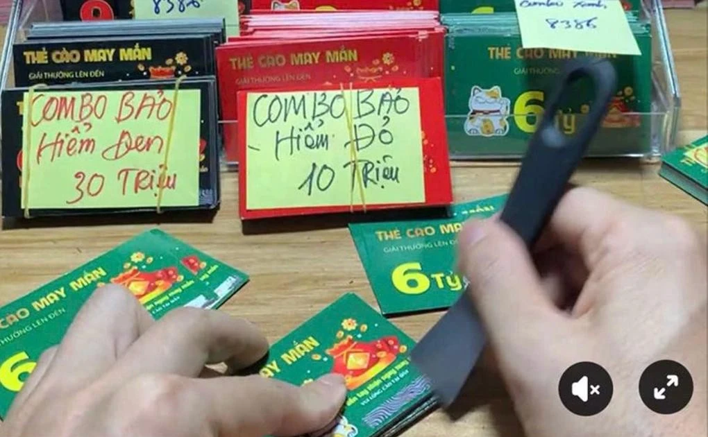 Mất hơn 1 tỷ do tin trúng thưởng cào vé số trực tuyến