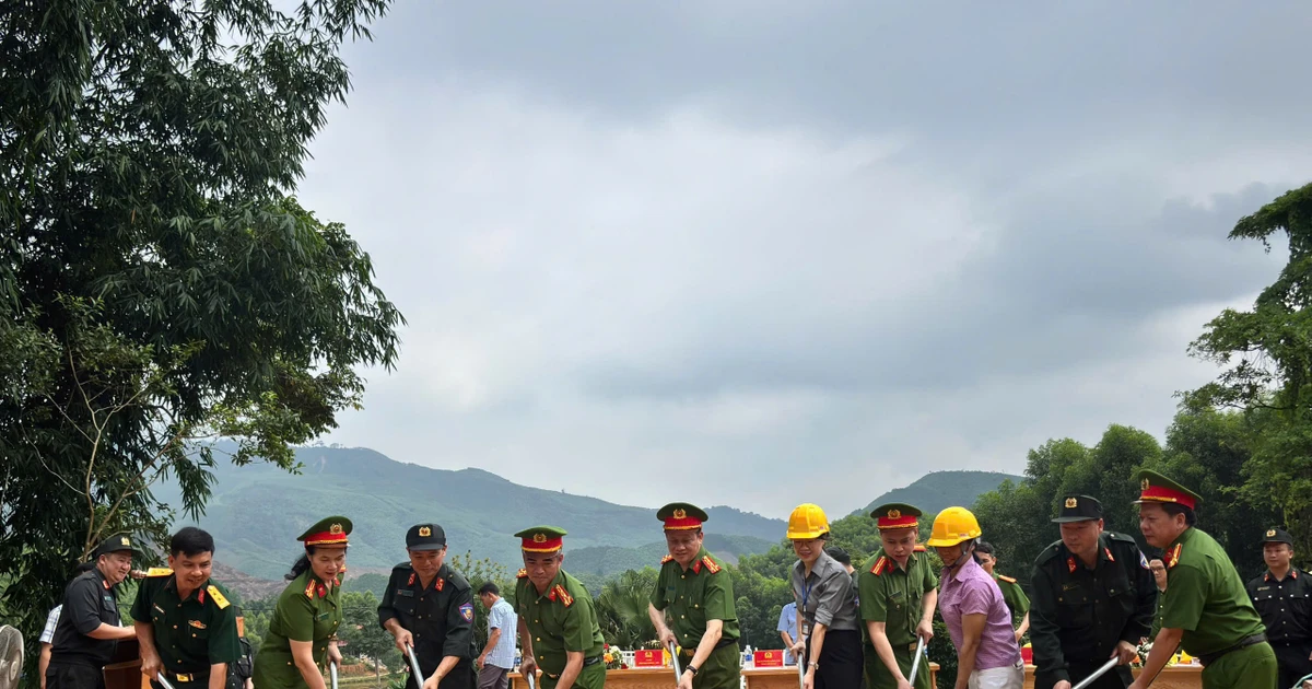 Bộ tư lệnh Cảnh sát cơ động xây nhà đồng đội cho chiến sĩ công an