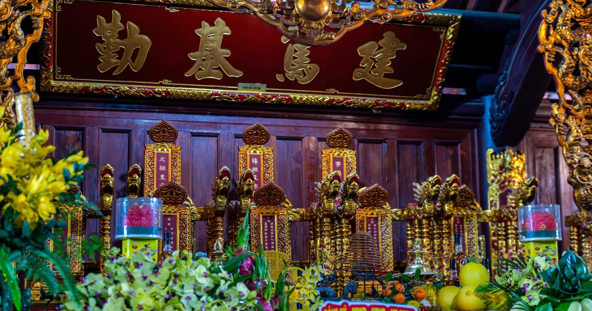 Nơi thờ đầy đủ bài vị các vị vua và tôn thất nhà Trần tại Quảng Ninh