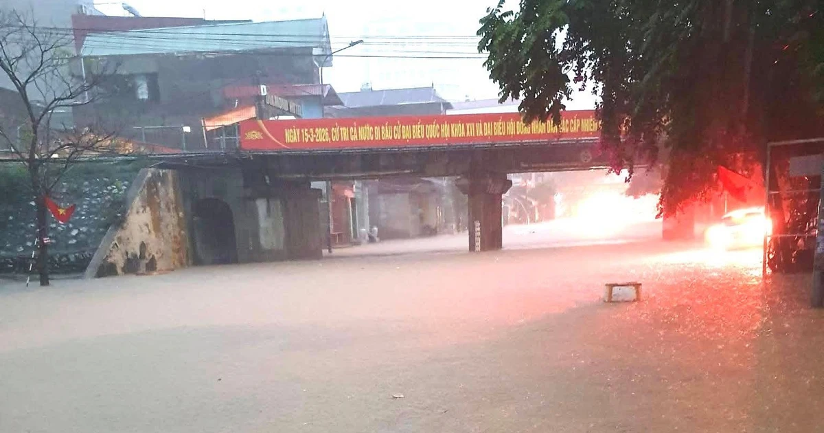 Mưa lớn gây ngập lụt, sạt lở đất đá, bờ kè tại Lạng Sơn