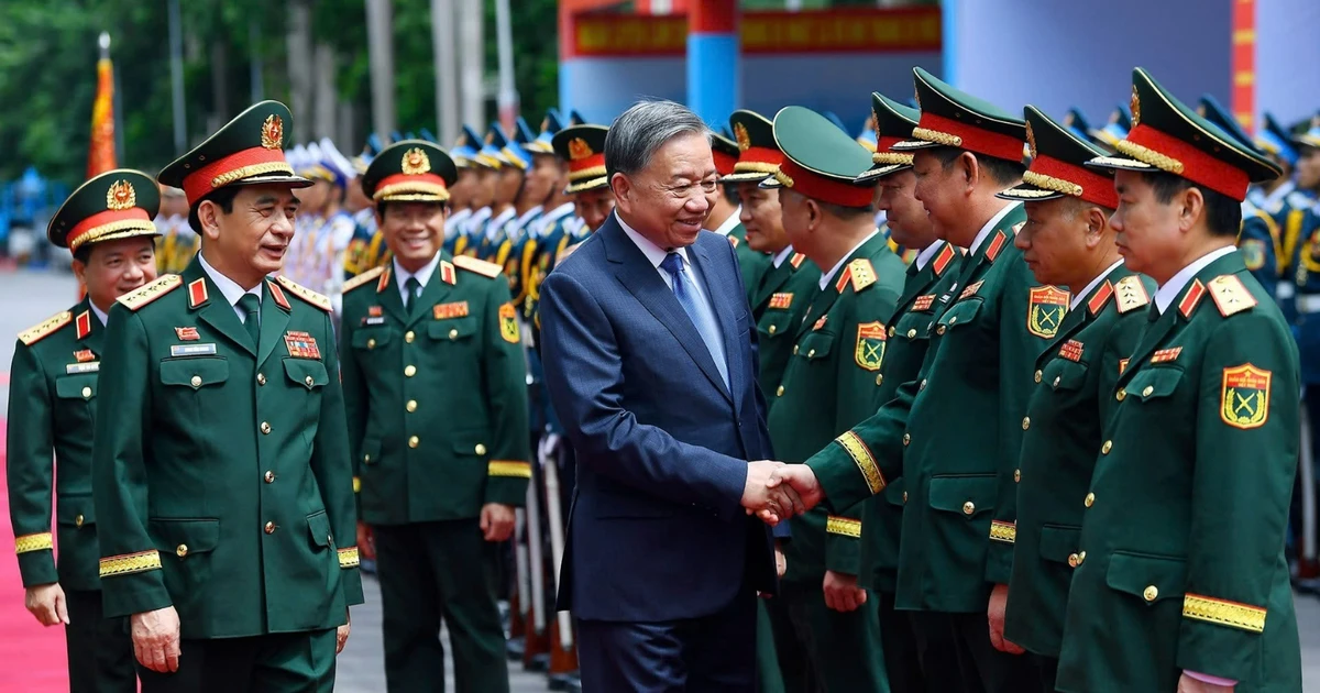 Tổng Bí thư Tô Lâm dự Đại hội Thi đua Quyết thắng toàn quân