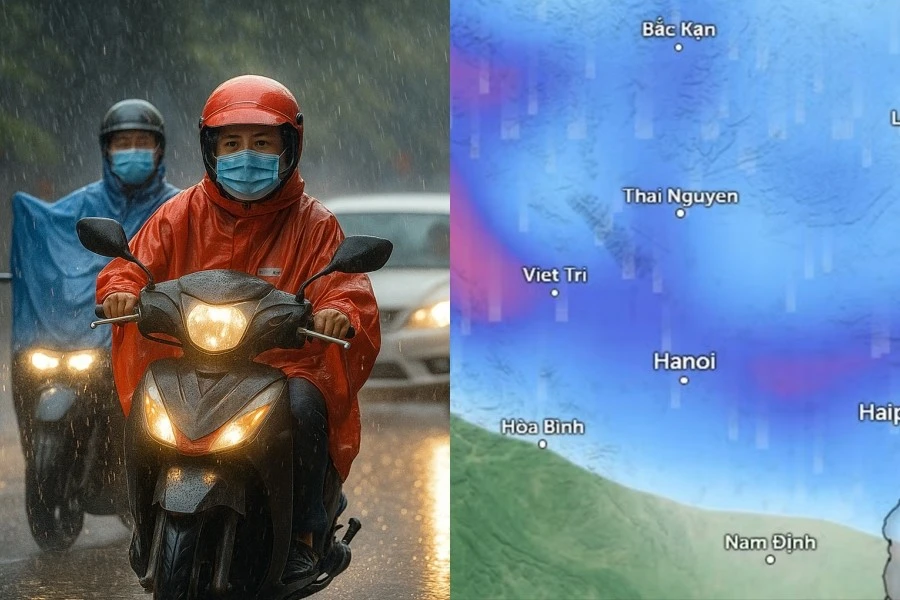 Dự báo Hà Nội sẽ có ngày oi bức trước khi đợt mưa dông bắt đầu từ đêm 16/4