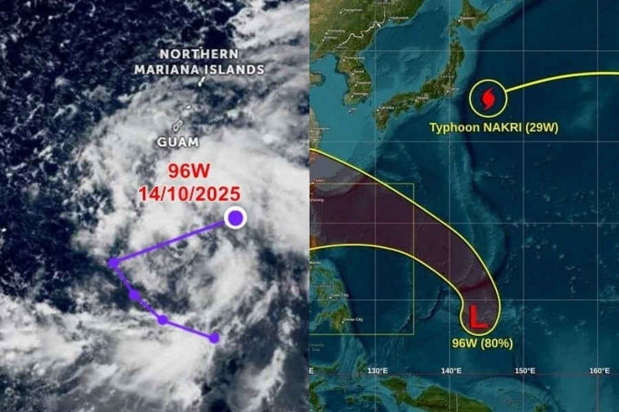 Dự báo áp thấp 96W có khả năng thành bão số 12, ảnh hưởng tới nước ta thế nào?
