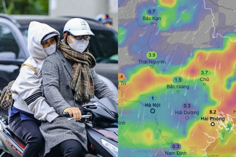 Hà Nội giảm nhiệt khi không khí lạnh về, thời điểm nào có mưa?