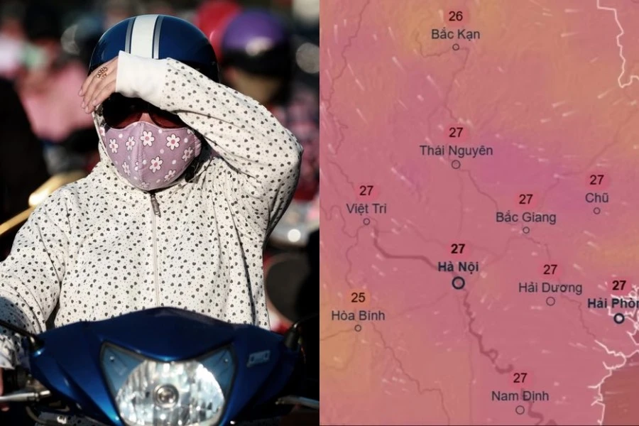 Dự báo Hà Nội sẽ có đợt không khí lạnh tiếp theo vào ngày 23/4