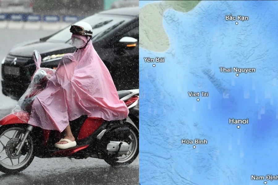 Dự báo Hà Nội mưa to từ đêm 7/5, liệu có mưa đá không?