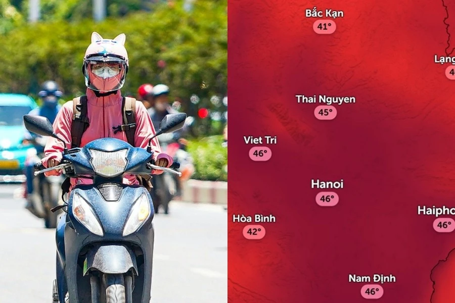 Hà Nội nóng đỉnh điểm trong 2 ngày đầu tuần, bao giờ mới có mưa?