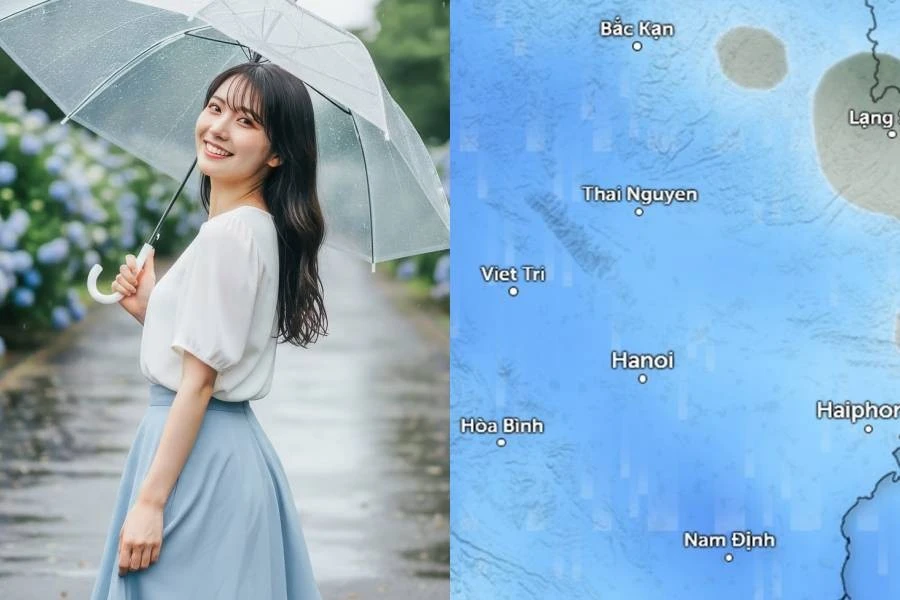 Dự báo có mưa tại Hà Nội từ đêm 15/6, giảm nhiệt từ ngày mai