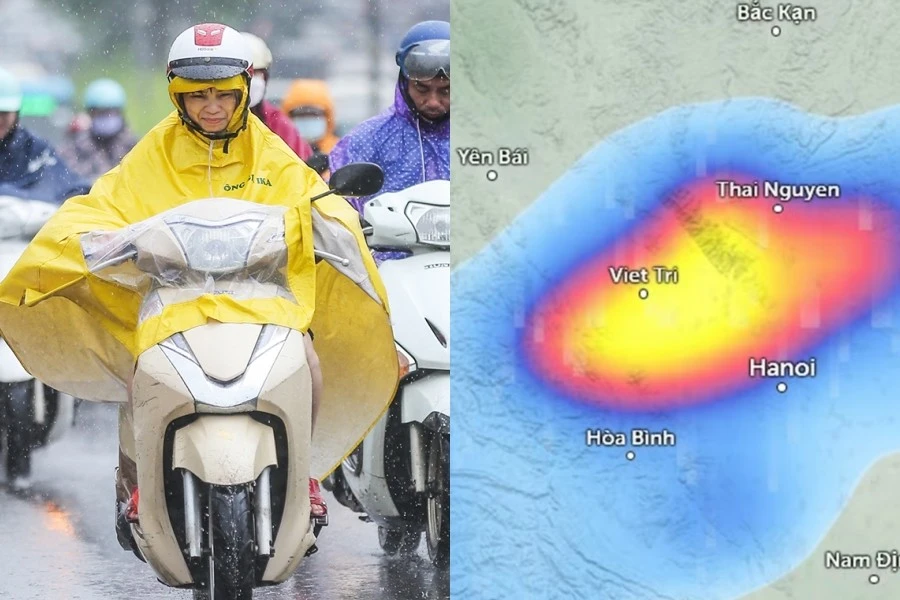 Hà Nội liệu có khả năng mưa to trong đêm 8/5 và sáng 9/5?